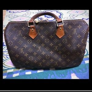 Authentic Louis Vuitton Speedy Bandouliere 35